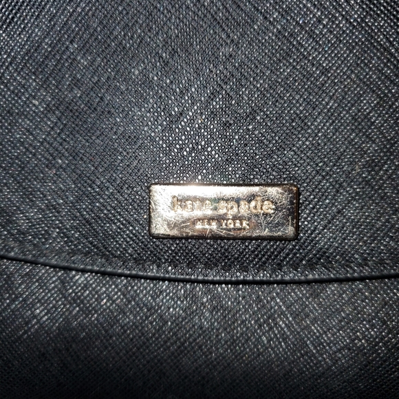 SOLD-Kate Spade Black Wallet Style Crossbody Purse - Picture 5 of 7